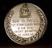 Yachting Medal, reverse with incorrectly inscribed initial as B Paul - This image may be subject to copyright