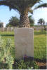 Headstone, Sfax War Cemetery (kindly provided by family 2005) - This image may be subject to copyright