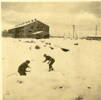 Soldiers throwing snowballs - This image may be subject to copyright