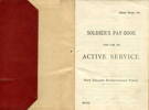 Soldier's Pay Book, cover; - No known copyright restrictions