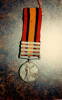 Medal and bars front H.W.P. Cox - No known copyright restrictions