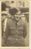 Portrait, in a street, winter weight uniform (kindly provided by family) - This image may be subject to copyright