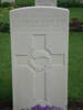 Headstone, Ypres Reservoir Cemetery (photo 2009) - No known copyright restrictions