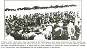 newspaper article on the final reunion of the Auckland Mounted Rifles. - No known copyright restrictions