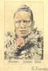 Drawing by Samuel Harris - Tawhiao, Maori King. - No known copyright restrictions