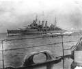 HMS Suffolk 1st Cruiser Squadron, at sea - This image may be subject to copyright