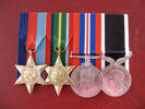 Medal group WW2 Basil Fraser (622775 NZ441796) - This image may be subject to copyright