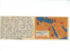 Christmas Card, Middle East Force Christmas 1945. front and back (page 4). Front map of Sinai area. Message See on the map I have marked where our Camp is ... (collection of J A Martin 557298) - This image may be subject to copyright