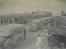 Trains, Ambulances, people, with photographs of the Grand Central Hotel Helwan Egypt (cWW2) from collections of Jack and Madge (nee Tyson) Callaghan - This image may be subject to copyright