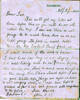 Letter, dated 25 August 1916, Salisbury, England from Harold Babe to his sister, Isa Babe, Waikiekie, North Auckland (provided by David Simpkin) - No known copyright restrictions