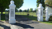View, Memorial gates, Katikati (photo G.A. Fortune, March 2013) - Image has All Rights Reserved