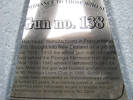 Porongia Memorial Hall, Hotchkiss Gun No 138 Gun plaque (photo May 2010) - No known copyright restrictions