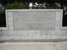 Gibraltar Memorial, 1914-1918 & 1939-1945, Central Panel, close view - This image may be subject to copyright