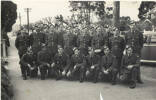 Group, Ground Training in Rotorua, May 1942, informally posed on the street. Morley middle row, third from right. - This image may be subject to copyright