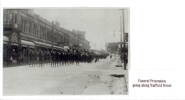 Funeral procession, Anglo Boer War veteran, H.W.P. Cox, procession viewed going along Stafford Street - No known copyright restrictions