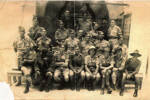 Group, soldiers, Cairo, 7657 Herbert (Roy) Winchcombe (front row, 3rd from right) - This image may be subject to copyright