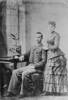 Unidentified couple clate 1800's - No known copyright restrictions