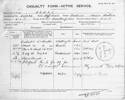 Marion Garland Casualty Form - No known copyright restrictions