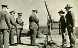 Col. Rowes inspection, Main Camp 1940; Copyright The Evening Post 1940 - This image may be subject to copyright