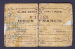 Money, WW1, Cinquante centimes (front) (found in pocket of Pay Book, WW1 10 November 1918) - No known copyright restrictions