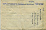 Prisoner of War Post aerogramme, Stalag Luft III front: from Miss E. Finkler dated August 8, 1944 back name of sender - This image may be subject to copyright