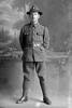 Full length portrait of Sapper Leo Minneth Amodeo, Reg No 12005, of the New Zealand Engineers, No. 1 Field Company (1916). Sir George Grey Special Collections, Auckland Libraries, 31-A17. No known copyright.