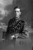 3/4 portrait of Bombadier Lemuel Alan Weston Bagnall, Reg No 2/2775, of the New Zealand Field Artillery, No. 1 Field Battery.  (Photographer: Herman Schmidt, 1916). Sir George Grey Special Collections, Auckland Libraries, 31-B61. No known copyright.