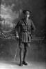 Full length portrait of Lieutenant Frederick Arthur Airey. Reg No 30102, - E Company. (Photographer: Herman Schmidt, 1916). Sir George Grey Special Collections, Auckland Libraries, 31-A3313. No known copyright.