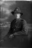 3/4 portrait of Private Bertie Edwin Beeby Reg. No.17747. 15th reinforcements, J Company. (Photographer: Herman Schmidt, 1916). Sir George Grey Special Collections, Auckland Libraries, 31-B1441. No known copyright.