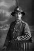 3/4 portrait of Private Edward Claude Boler, Reg No 51680, Auckland Infantry Regiment, - A Company, 27th Reinforcements. (Photographer: Herman Schmidt, 1917). Sir George Grey Special Collections, Auckland Libraries, 31-B2997. No known copyright.