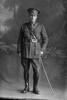 Full length portrait of Captain Frederick Harold Batten, Reg No 45311, E Company (Photographer: Herman Schmidt, 1917). Sir George Grey Special Collections, Auckland Libraries, 31-B3545. No known copyright.