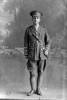 Full length portrait of Lieutenant (later Captain) Eric Spencer Bayley, Reg No 3/2990. (Photographer: Herman Schmidt, 1917). Sir George Grey Special Collections, Auckland Libraries, 31-B3548. No known copyright.