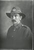 1/4 portrait of Private John Stanley Daubeny, Reg No 52387, of the 27th Reinforcements, E Company. (Photographer: Herman Schmidt, 1917). Sir George Grey Special Collections, Auckland Libraries, 31-D3080. No known copyright.
