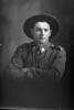 1/4 portrait of Private Denaze of the 29th Reinforcements, probably Private Alvin Lawrence Denize, Reg No 56265, of the Auckland Infantry Regiment, - A Company, (Photographer: Herman Schmidt, 1917). Sir George Grey Special Collections, Auckland Libraries, 31-D3662. No known copyright.