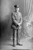 Full length portrait of Lieutenant Max Elliot of the Royal Flying Corps. Probably from the Walsh Brothers' New Zealand Flying School at Kohimarama, Auckland. (Photographer: Herman Schmidt, 1918). Sir George Grey Special Collections, Auckland Libraries, 31-E4199. No known copyright.
