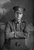 3/4 portrait of Private Vivian Leonard Gittos, Reg No 3/2509, of the New Zealand Medical Corps. (Photographer: Herman Schmidt, 1916). Sir George Grey Special Collections, Auckland Libraries, 31-G2361. No known copyright.