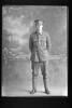 Full length portrait of Private W H Johnstone of the 20th Reinforcements (Photographer: Herman Schmidt, 1916). Sir George Grey Special Collections, Auckland Libraries, 31-J3167. No known copyright.