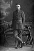 Full length portrait of T H Hawkins in uniform (Photographer: Herman Schmidt, 1916). Sir George Grey Special Collections, Auckland Libraries, 31-H573. No known copyright.