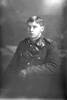 3/4 portrait of Trooper Louis Lennan, Reg No 16101, of the New Zealand Mounted Rifles, Mounted Machine Gun Section. (Photographer: Herman Schmidt, 1916). Sir George Grey Special Collections, Auckland Libraries, 31-L1737. No known copyright.