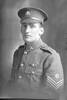 1/4 portrait of Quartermaster Sergeant George Lorimer, Reg No 32534, of the 21st Reinforcements, - E Company. (Photographer: Herman Schmidt, 1916|1917). Sir George Grey Special Collections, Auckland Libraries, 31-L2825. No known copyright.