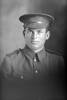 1/4 portrait of Private George Herbert Meder; killed in action 10 August 1917, Ypres, Belgium, buried Faubourg-d'Amiens Cemetery, Arras, France (Photographer: Herman Schmidt, 1916). Sir George Grey Special Collections, Auckland Libraries, 31-M784. No known copyright.