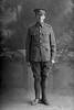 Full length portrait of Private Mercer with the New Zealand Army Service Corps. (Photographer: Herman Schmidt, 1916). Sir George Grey Special Collections, Auckland Libraries, 31-M795. No known copyright.