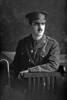 3/4 portrait of Lieutenant Mackay, of the New Zealand Rifle Brigade, 13th Reinforcements, probably William Calder Mackay, Reg No 32527 (see 31-M3176) (Photographer: Herman Schmidt, 1916). Sir George Grey Special Collections, Auckland Libraries, 31-M2058. No known copyright.