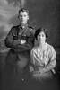 3/4 group portrait of Private Ivan Tattersall, New Zealand Medical Corps, Reg No 3/1365, of the 'Hospital Ship Marama', and his sister Hazel Tattersall. (Photographer: Herman Schmidt, 1915). Sir George Grey Special Collections, Auckland Libraries, 31-T1184. No known copyright.