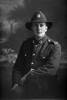 3/4 portrait of Trooper Ronald Harris Trounson, Reg No 16135, of the 3rd (Auckland) Mounted Rifles, Auckland Mounted Rifles, New Zealand Mounted Rifles, 15th Reinforcements. (Photographer: Herman Schmidt, 1916). Sir George Grey Special Collections, Auckland Libraries, 31-T2548. No known copyright.