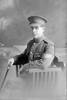 3/4 portrait of Quartermaster Sergeant Edward Randal Woledge of the Divisional Headquarters Staff. (Photographer: Herman Schmidt, 1916). Sir George Grey Special Collections, Auckland Libraries, 31-W1398. No known copyright.
