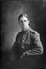 3/4 portrait of Rifleman William Harold Wood, Reg No 44809, of the New Zealand Rifle Brigade, - G Company, 24th Reinforcements. Died of wounds in France on 4 September 1918. (Photographer: Herman Schmidt, 1917). Sir George Grey Special Collections, Auckland Libraries, 31-W3292. No known copyright.