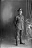 Full length portrait of Private William Alfred Wilson, Reg No 46418, of the Auckland Infantry Regiment, - A Company, 25th Reinforcements. (Photographer: Herman Schmidt, 1917). Sir George Grey Special Collections, Auckland Libraries, 31-W4786. No known copyright.