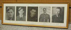 Memorial photograph - Mechanicians killed in action 1939 - 1945. This image may be subject to copyright.
