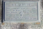 Gravestone at Ngaruawahia Public Cemetery for 2464 Alexander Kahui. No Known Copyright.